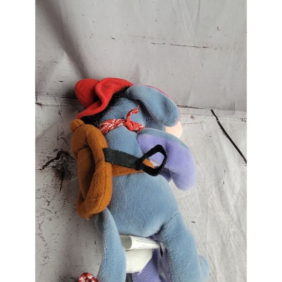 Disney Eeyore Cowboy Beanie Plush Stuffed Animal - Picture 6 of 9